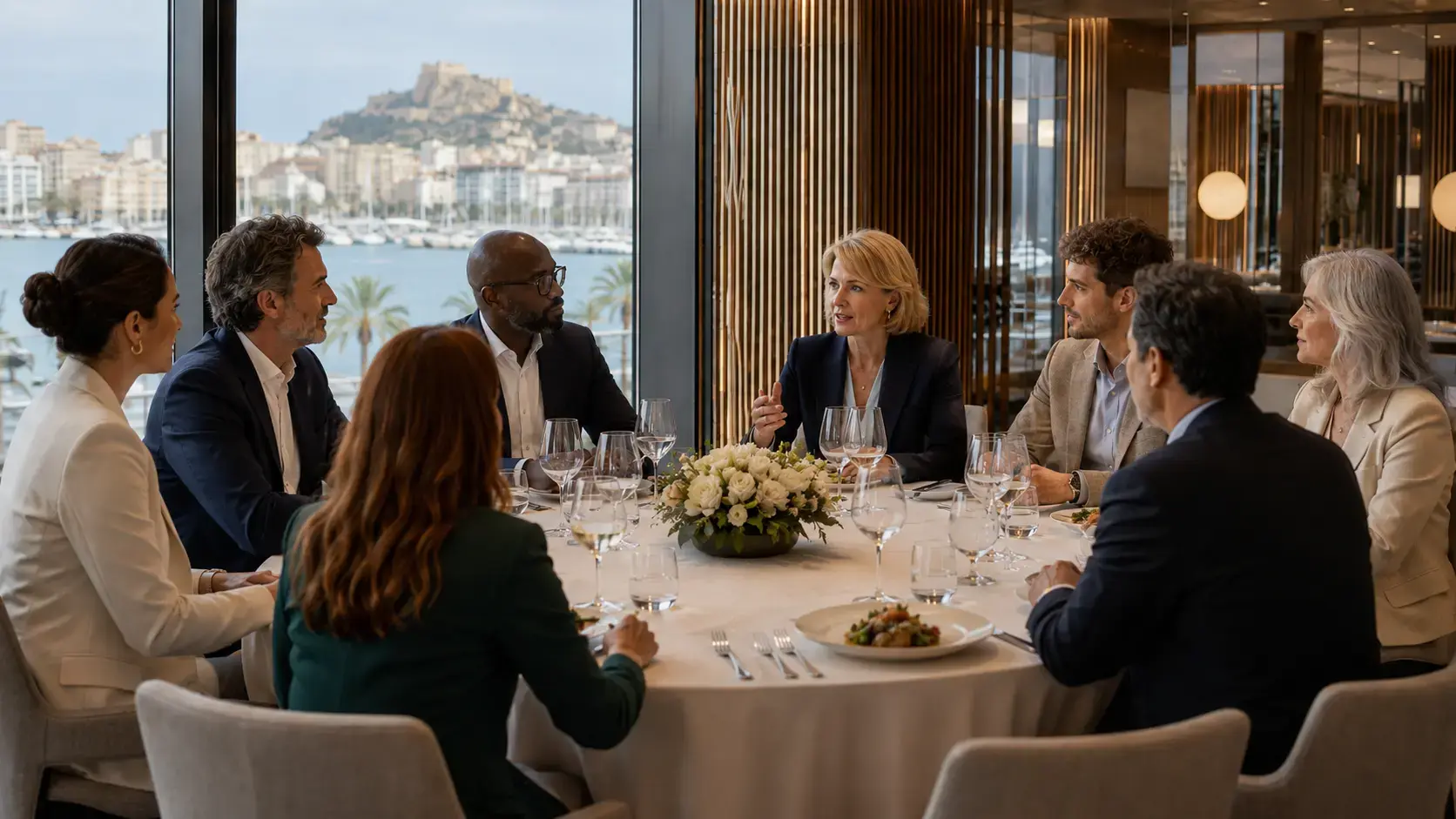 Almuerzo directivo en Alicante para reuniones ejecutivas